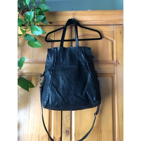 Bruno Rossi Firenze Black Leather Slouchy Hobo shoulder and crossbody bag - Picture 5 of 16